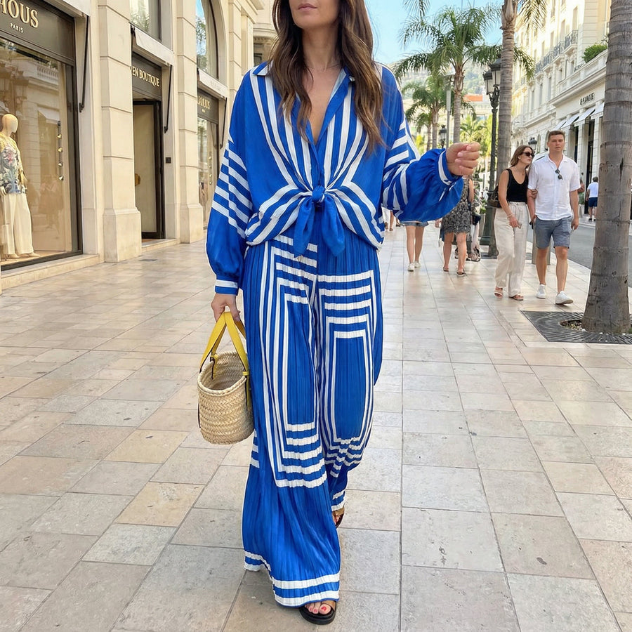 Oversized Printed Top & Pants Set