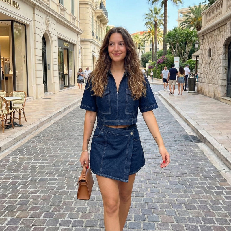 Jade Denim Set