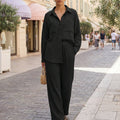 Loose Cotton Shirt & Pants Set