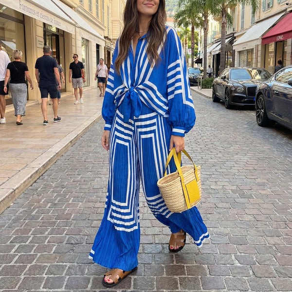 Oversized Printed Top & Pants Set