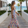 Penelope - Floral Slit Dress