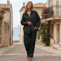 Loose Cotton Shirt & Pants Set