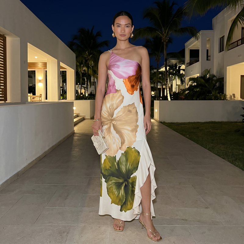 Aurelia - One-Shoulder Maxi Dress