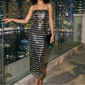 Vaenora - Sizzling Sequins Midi Dress