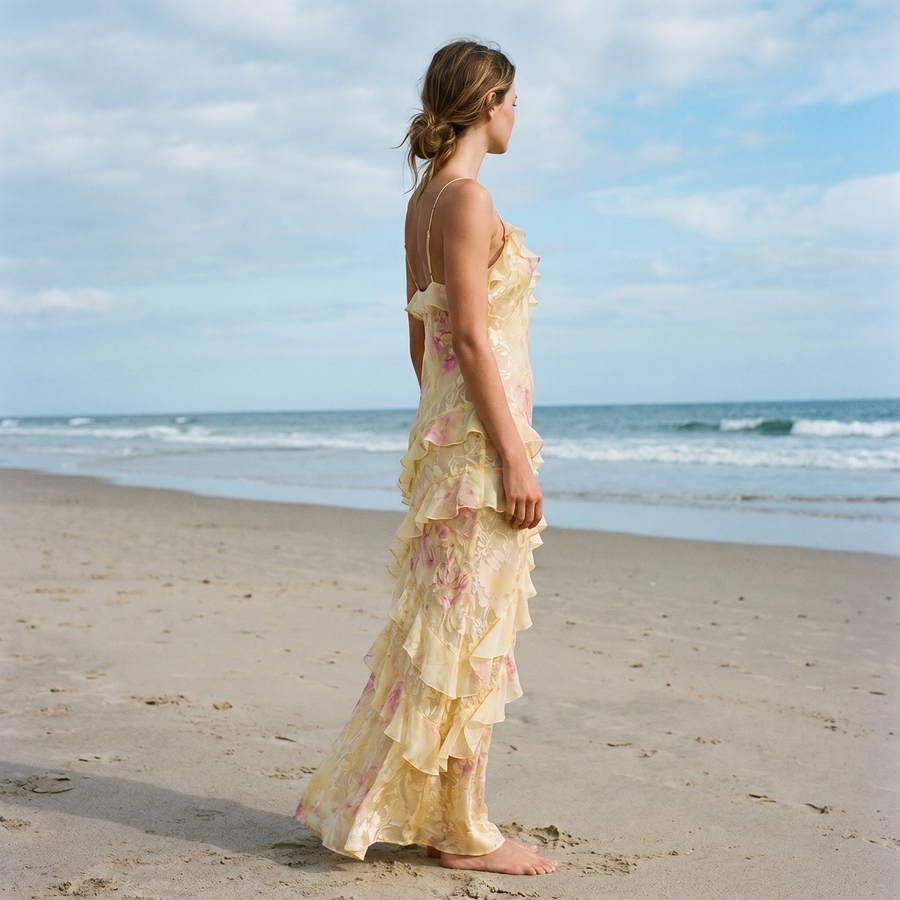 Margaux - Ruffle Maxi Dress