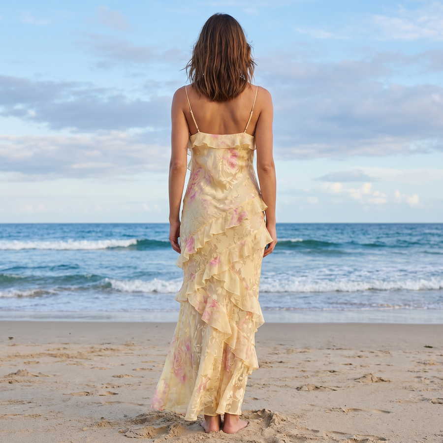 Margaux - Ruffle Maxi Dress