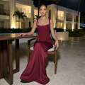 Alicia – Draped Sculpting Maxi Dress
