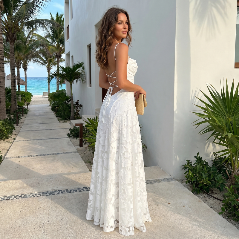 Floriana – Burnout Maxi Dress