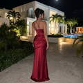 Eliana – Draped One-Shoulder Maxi Dress